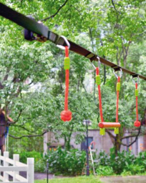 Ninja Line Hangelpfad für starke Muskeln bei Kisus - Kinder, Spiel und Spaß - hangelpfad für kinder, outdoor, kindergarten
