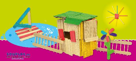 Holzstäbchen Set 1200 Teile Jede Menge Holz! - Kisus - Kinder, Spiel und Spaß - Bastelbedarf