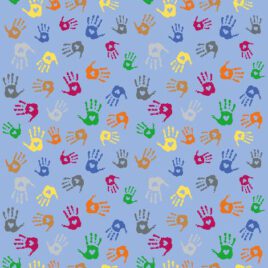 Teppich Hände Rechteck 300 x 200 cm Rote, grüne, gelbe Hände - Kisus e.K. - Kinder, SPiel und Spaß - Kindergarten einrichtung