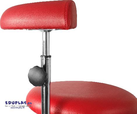 Erzieher/in Stuhl rot 41-54 cm Ergonomisch auf einer Höhe mit den Kindern sitzen - Kisus e.K. - Kinder, Spiel und Spaß . kindergartenbedarf, krippenbedarf, kindergartenversand