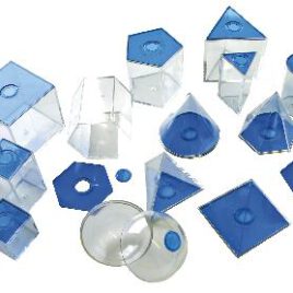 Geometrische Körper, transparent (blau) klein Gleiche Körper - Kisus e.K. - Kinder, Spiel und Spaß
