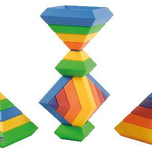 Pyramidenbausatz Skurriles Puzzle