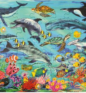 Puzzle Meer Die Unterwasserwelt kennen lernen