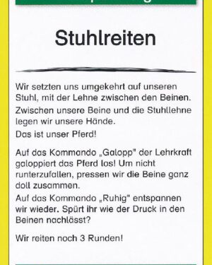 Kartenspiel Bewegtes Lernen 60-tlg. im Etui Dieses Kartenspiel bringt Bewegung in den Unterricht ... Auf 60 Karten werden unterschiedliche Aufgaben zu den Themen Koordination, Entspannung, Sozial und Puls gestellt.