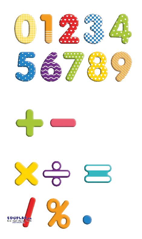 Magnet-Ziffern in Box 90-tlg. Buchstabieren und Zählen lernen ... Dieses magnetische Ziffern-Set erleichtert Kindern Lernen von Zahlen