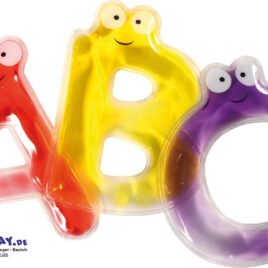 Flüssigkeitsformen ABC 26 Teile Buchstaben zum Begreifen ... Mit diesen handschmeichelnden, mit farbigem Gel gefüllten Formen wird das Alphabet-Lernen und Buchstabieren-Üben zum Kinderspiel und stimuliert zugleich die Sinne. Kisus e.K. - Kinder, Spiel und Spaß