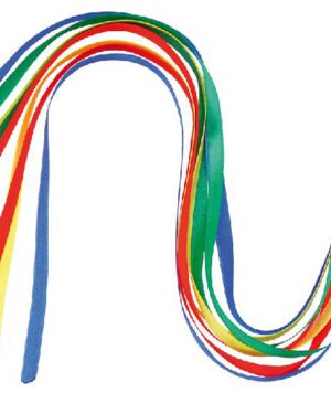 Kometenball Werfen, Fangen, Jonglieren, Herumwirbeln ... mit diesem Ball ist alles möglich. Der Flummi hateinen farbenfrohen Regenbogenschweif aus Chiffonbändern. Auch geeignet für reaktionsschwache Kinder. Fördert Reaktion und Auge-Hand-Koordination. - Kisus e.K. - Kinder, Spiel und Spaß
