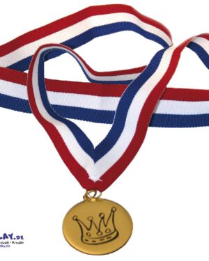 Medaille - Die krönende Auszeichnung ... und als Andenken an die sportliche Meisterleistung ist diese universelle Medaille mit hochwertigem Stoffband. Kisus e.K. - Kinder, Spiel und Spaß - rollenspiele, kindergarten, sommerfest