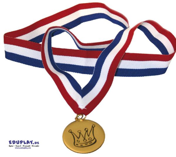Medaille - Die krönende Auszeichnung ... und als Andenken an die sportliche Meisterleistung ist diese universelle Medaille mit hochwertigem Stoffband. Kisus e.K. - Kinder, Spiel und Spaß - rollenspiele, kindergarten, sommerfest