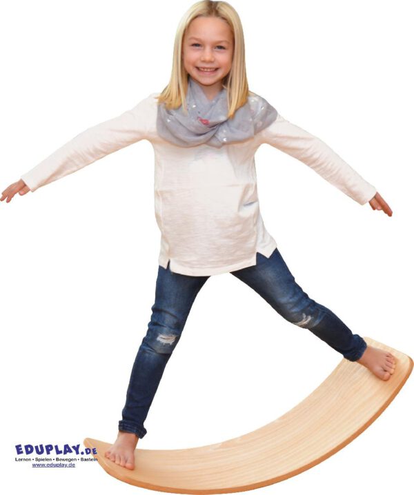 WoodL Board Stehend, sitzend und liegend Balance tranieren ... Ein multifunktionales Balancier- und Spielbrett für vielerlei Übungen: zum Trainieren von Beweglichkeit, Ausdauer, Kraft und Koordination.
