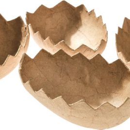 Karton-Eierhälfte 4 Stück Hübsche Osternester