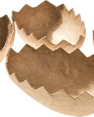 Karton-Eierhälfte 4 Stück Hübsche Osternester