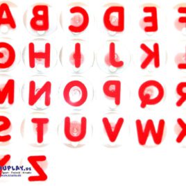 Riesenstempel Großbuchstaben 26er Set rot Beim Basteln spielerisch das ABC lernen ... Ob auf Papier oder Stoff gestempelt - damit prägen sich die Buchstaben im Kopf besser ein. Für Namens-Taschen, Türschilder, Wegweiser...