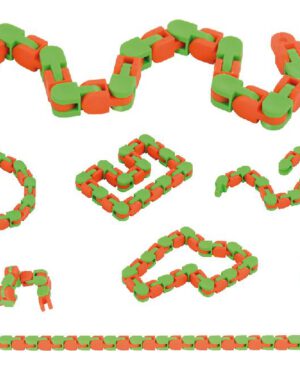 Unendliche Schlange Gerade, gebogen, ringförmig, verdreht, entzwei Aus dieser unendlichen Schlange mit 24 Gliedern lassen sich immer wieder neue Formen bilden. Man kann die Enden auch miteinander verbinden - oder die Schlange in mehrere Stücke aufteilen. Und mehrere Schlangen lassen sich natürlich zu einer ganz langen Schlange verbinden. Das Spiel fördert die Entwicklung von Konzentration, Feinmotorik und Kreativität. - Kisus e.K. - Kinder, Spiel und Spaß