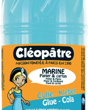 Papierkleber blau 1 Liter Papierkleber für die Kleinsten Dieser spezielle Kleber trocknet verzögert, somit bleibt mehr Zeit zum Ausrichten der Papierteile. Dank der blauen Farbe können die Kinder sehen, ob sie genug Klebstoff an der richtigen Stelle aufgetragen haben. Nach dem Trocknen ist der lösungsmittelfreie Klebstoff transparent und kann - wenn etwas daneben geht - mit Wasser abgewaschen werden.