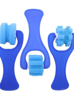 Musterroller 2,5 cm 3er Set blau
