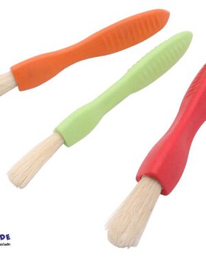 Easy Grip Pinsel Ergonomischer Pinsel ... mit Haarborsten. Dieser Pinsel wurde speziell für Kinder entwickelt und hat einen ergonomisch geformten Gummigriff, der ideal für kleine Hände ist. Er kann von Kindern ab 2 Jahren sicher verwendet werden. Er ist ideal für gebrauchsfertige Farben und lässt sich leicht reinigen.