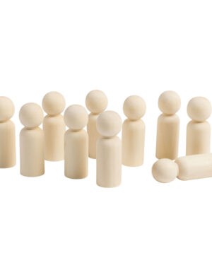 Spielfiguren aus Holz 10er Set medium