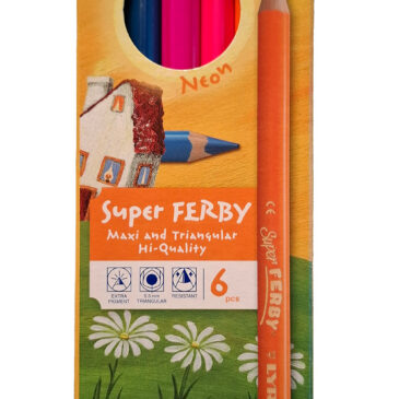 LYRA Super Ferby® neon, 6 Stifte - Kisus e.k. - Kinmder, Spiel und Spaß - Fachgroßhandel für Kindergartenausstattung, Spielwaren und Bastelbedarf - Foto Florian Schmilinsky