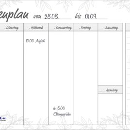 Whiteboard-Wochenplan A4 Meine Woche magnetisch 4-tlg. Alle Termine und Aufgaben im Blick Der Wochenplan bieten viel Platz für Termine und To-Dos. Die seitliche Spalte ist für zusätzliche Notizen. Die Oberfläche ist magnethaftend für die leichte Befestigung von Notizzetteln. Mit non-permanenten Folienstiften kann die Whiteboard-Oberfläche immer wieder neu beschrieben werden. Mit einem QR-Code haben Sie Zugriff auf eine Jahresübersicht des aktuellen Schuljahres. Kisus e.K. - Kinder, Spiel und Spaß - Großhandel für Kita, Kindergargarten, Kinderkrippe, Hort, Schule, Altenheim, Pflegeeinrichtungen
