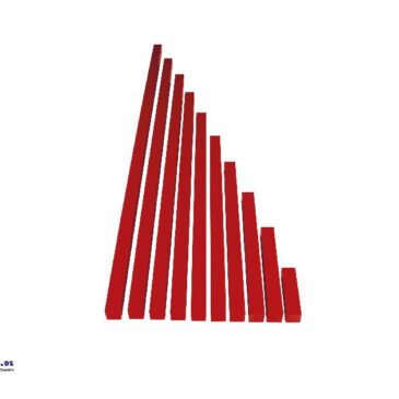 Montessori Rote Stangen Längenunterschiede visuell und taktil erfassen ... Beim Vergleichen und Ordnen der roten Stangen entwickeln Kinder ein Verständnis für Begriffe wie kurz, lang und länger. Die Arbeit mit den Stangen fördert sowohl die Fein- als auch die Grobmotorik und bereitet die Kinder auf weiterführende mathematische Konzepte vor.