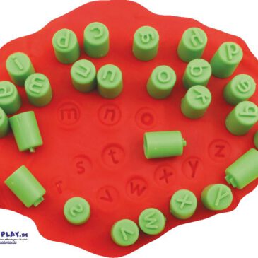 Fingerstempel ABC Kleinbuchstaben Worte und Zahlen stempeln ... Die Fingerstempel sind ein tolles Werkzeug für Kinder, um spielerisch erste Schritte in der Schrift- und Zahlenwelt zu machen und sich dann langsam zu steigern: dass der Buchstabe richtig herum steht, die Motive gleichmäßig tief in die Modelliermasse eingedrückt werden, auf einer Schriftlinie stehen und die Abstände zwischen Buchstaben und Wörtern ausgeglichen sind. Die Buchstabenstempel sind prima für kreative Projekte wie Namensschilder. Die Stempel haben verschiedene Farben - so lassen sich Zahlen, Klein- und Großbuchstaben leicht erkennen und sortieren.