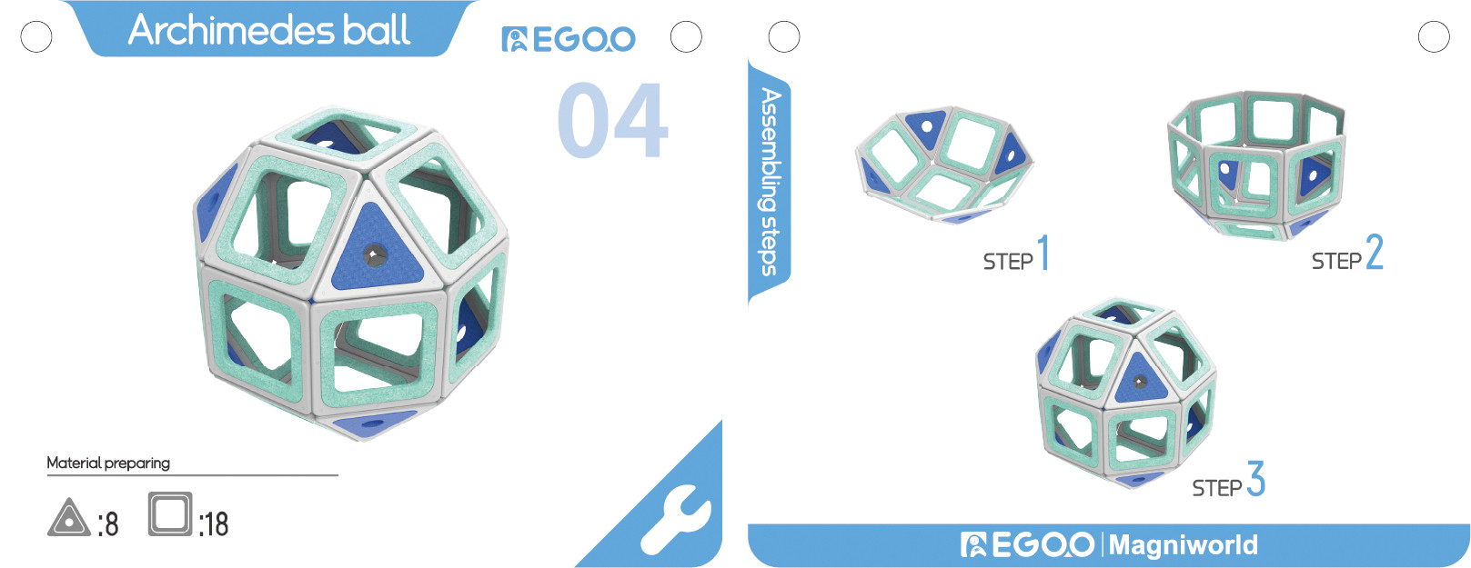 Magniworld Starterset 165 Teile