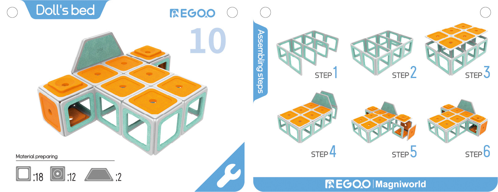 Magniworld Starterset 165 Teile
