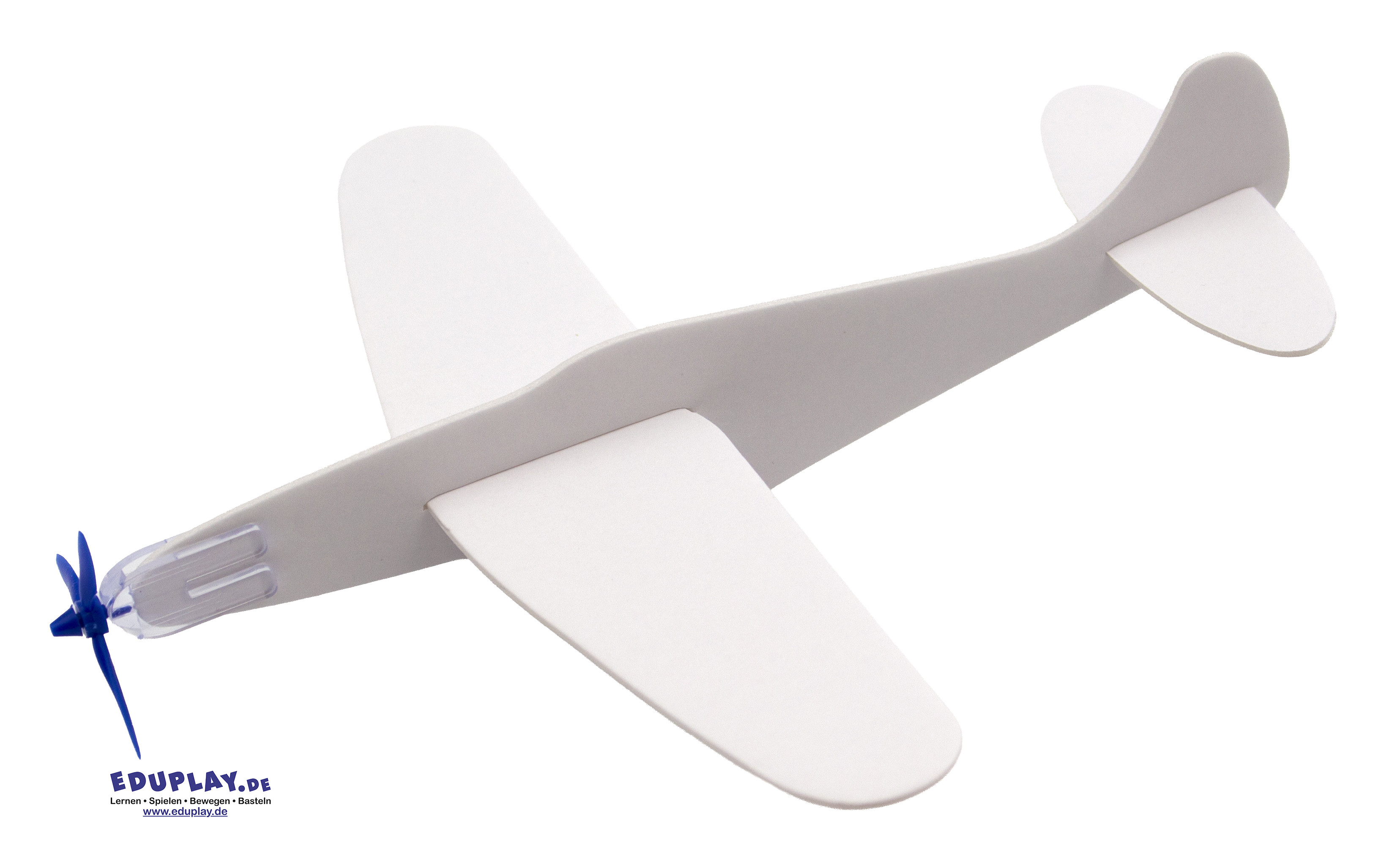 Der Klassiker ... auf jedem Kindergeburtstag, in der Schultüte, Party oder als kleines Mitbringsel! Beide Flügel einstecken, Propeller auf die Klammer und schon kanns los gehen... Nein stopp: unsere Styro Flieger kann man prima mit Filzstiften bemalen. Und dann kann es wirklich los gehen. Styro Flieger 12er Set